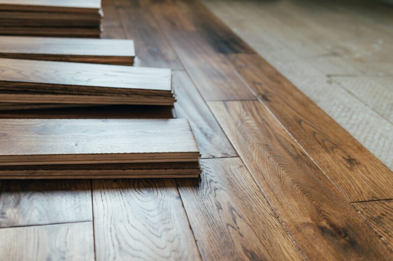 Hardwood floor installation in your home